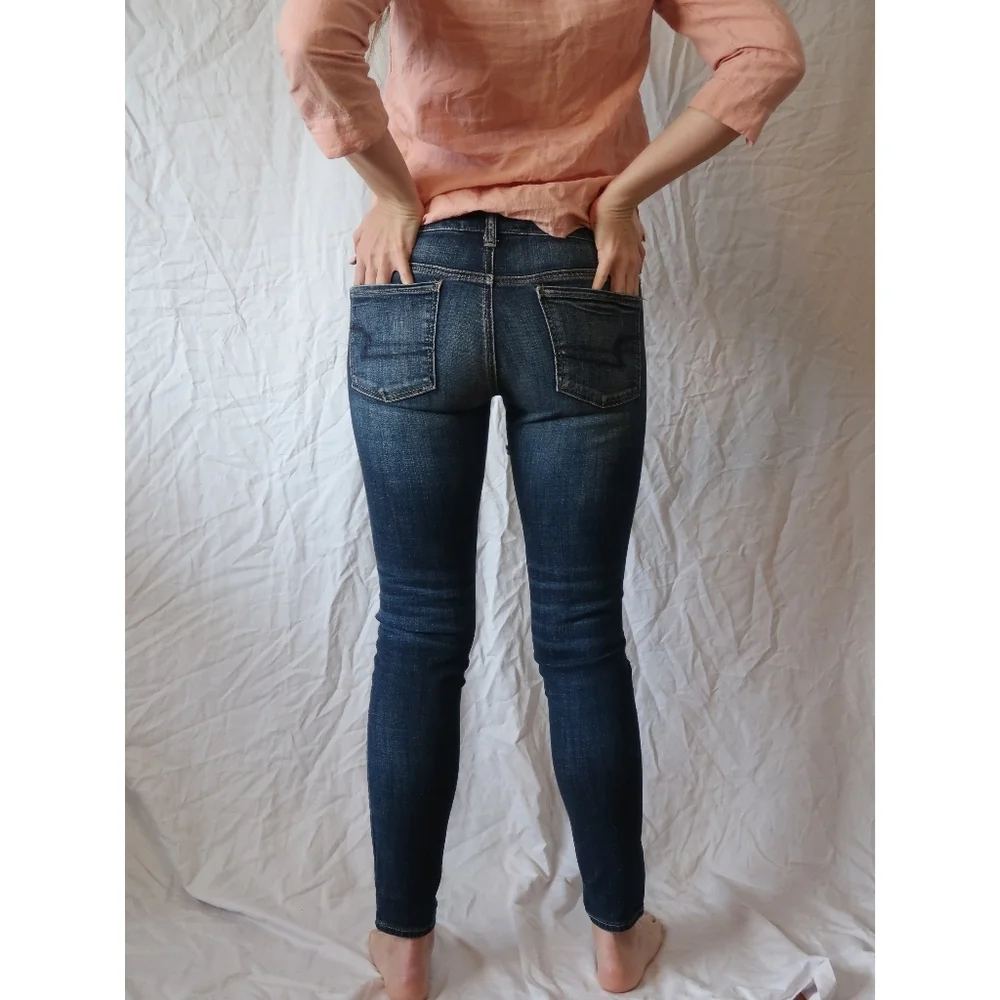 *FREE IN A BUNDLE* Y2K American Eagle Jeggings - Picture 2 of 10